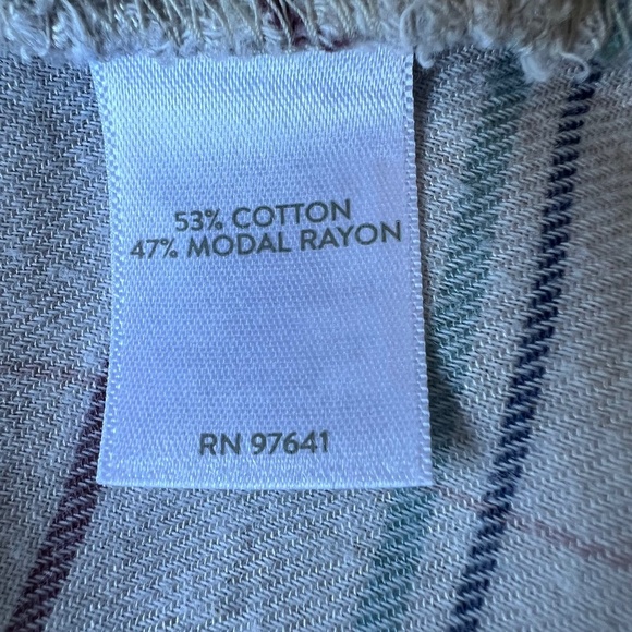 J. Jill plaid soft flannel button down top - Picture 8 of 9